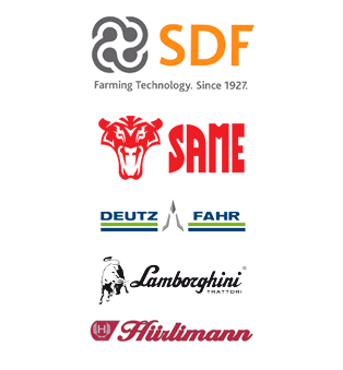 SDF, SAME, LAMBORGHINI, DEUTZ-FAHR, HURLIMANN